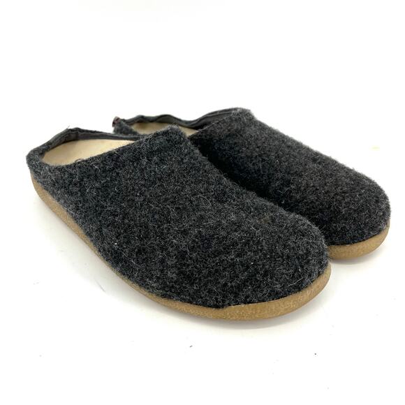 Sanita Unisex Gray Felted Wool Slide Mule Slipper Indoor/outdoor 42 - W11.5 / M9 main image 5